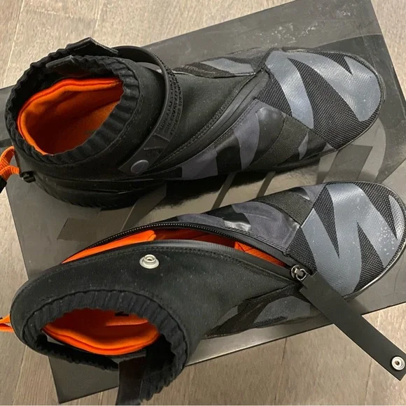 SOLD Nike NSW Gaiter Boot NikeLab Anthracite Black Orange AA0530 001 Men Size 10 - Picture 11 of 14